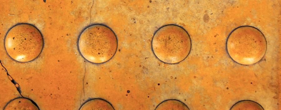 Cracked ADA Dome Tile